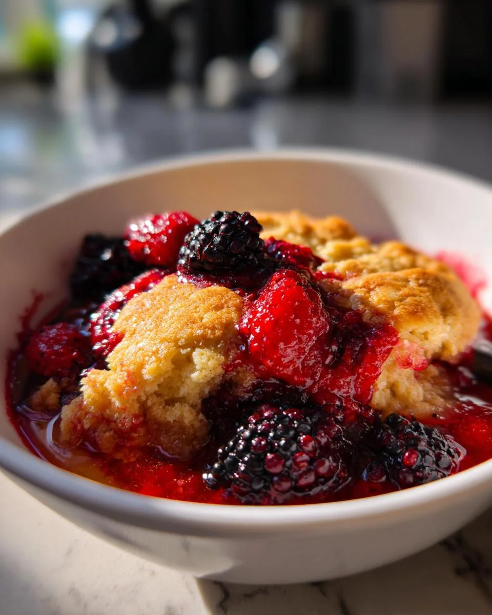 2-Hour Magical Slow Cooker Blackberry Cobbler Recipe 6 Slow Cooker Blackberry Cobbler - detail 2