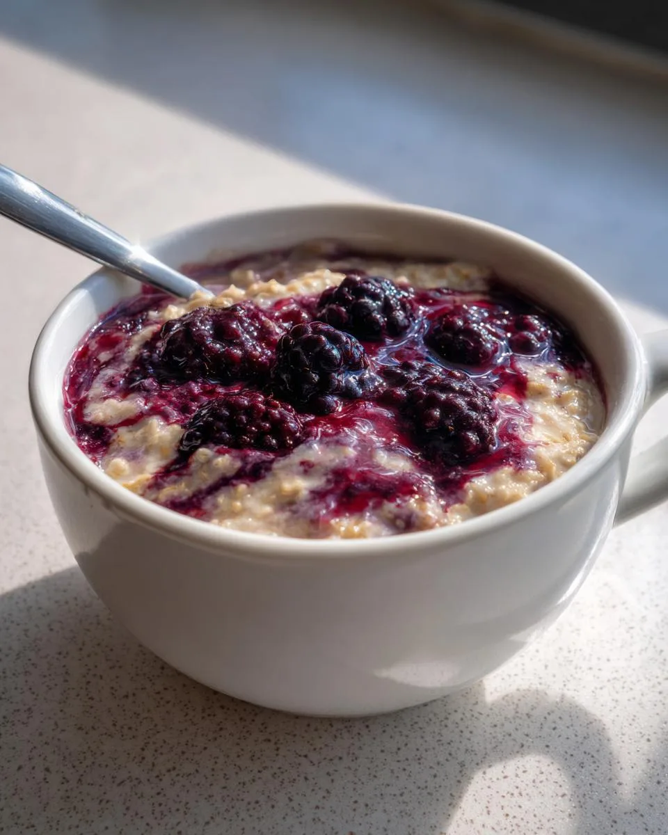 Creamy Slow Cooker Blackberry Oatmeal in 5 Simple Steps 6 Slow Cooker Blackberry Oatmeal - detail 2