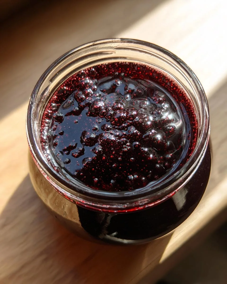 Easy 4-Hour Slow Cooker Blackberry Syrup Magic 4 Slow Cooker Blackberry Syrup - detail 1