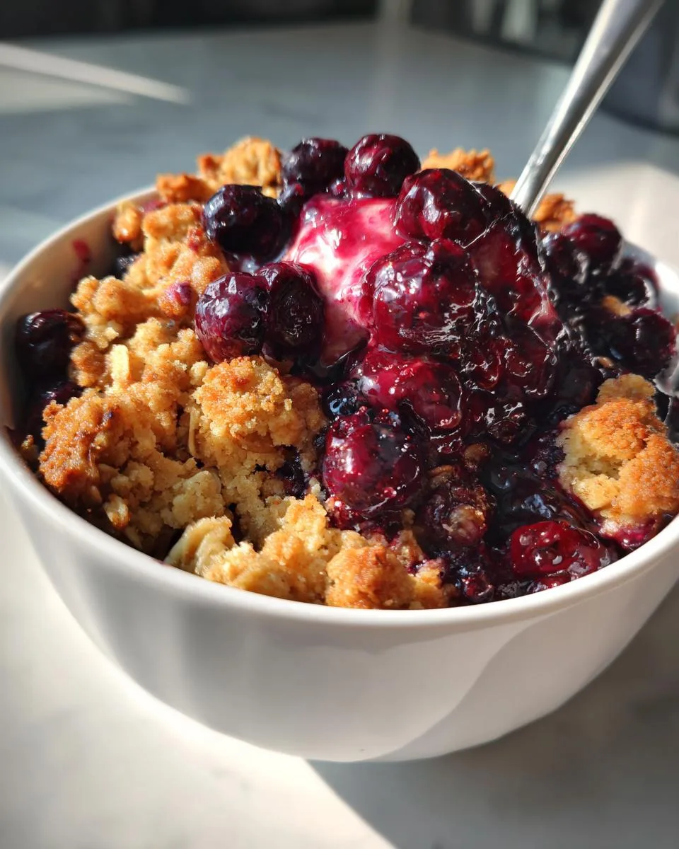 "Ultimate Slow Cooker Blueberry Crisp - Irresistible & Effortless!" 6 Slow Cooker Blueberry Crisp - detail 1