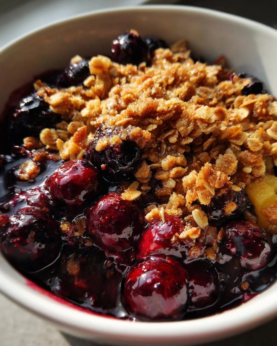 "Ultimate Slow Cooker Blueberry Crisp - Irresistible & Effortless!" 8 Slow Cooker Blueberry Crisp - detail 3