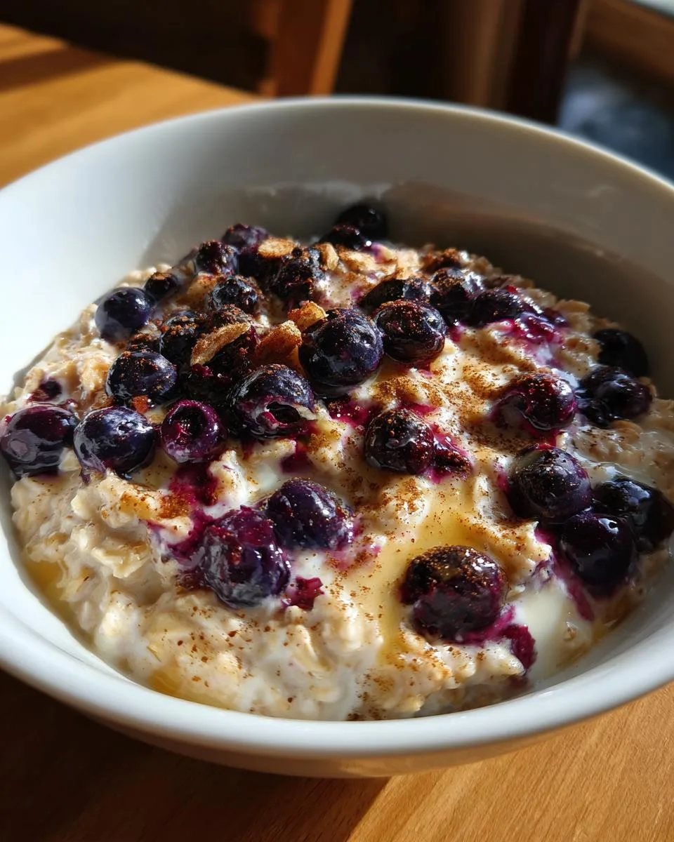 Slow Cooker Blueberry Oatmeal: 3-Step Morning Bliss 6 Slow Cooker Blueberry Oatmeal - detail 1