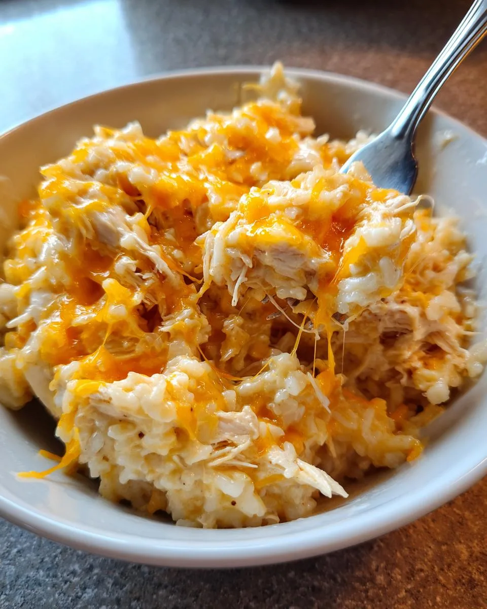 Slow Cooker Cheesy Chicken and Rice – Irresistible 4-Ingredient Comfort 7 Slow Cooker Cheesy Chicken and Rice - detail 2