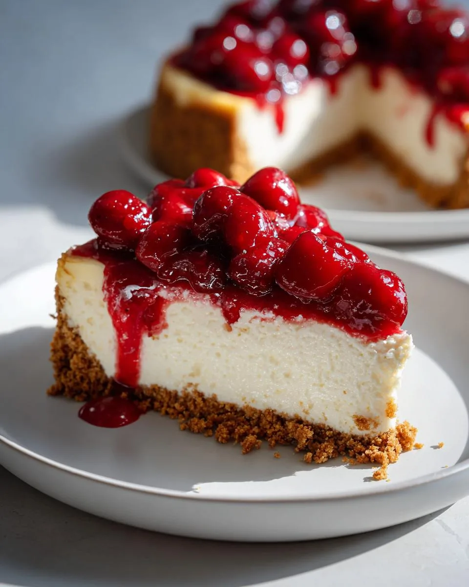 Slow Cooker Cherry Cheesecake: Unbelievably Easy 4-Step Delight 7 Slow Cooker Cherry Cheesecake - detail 2