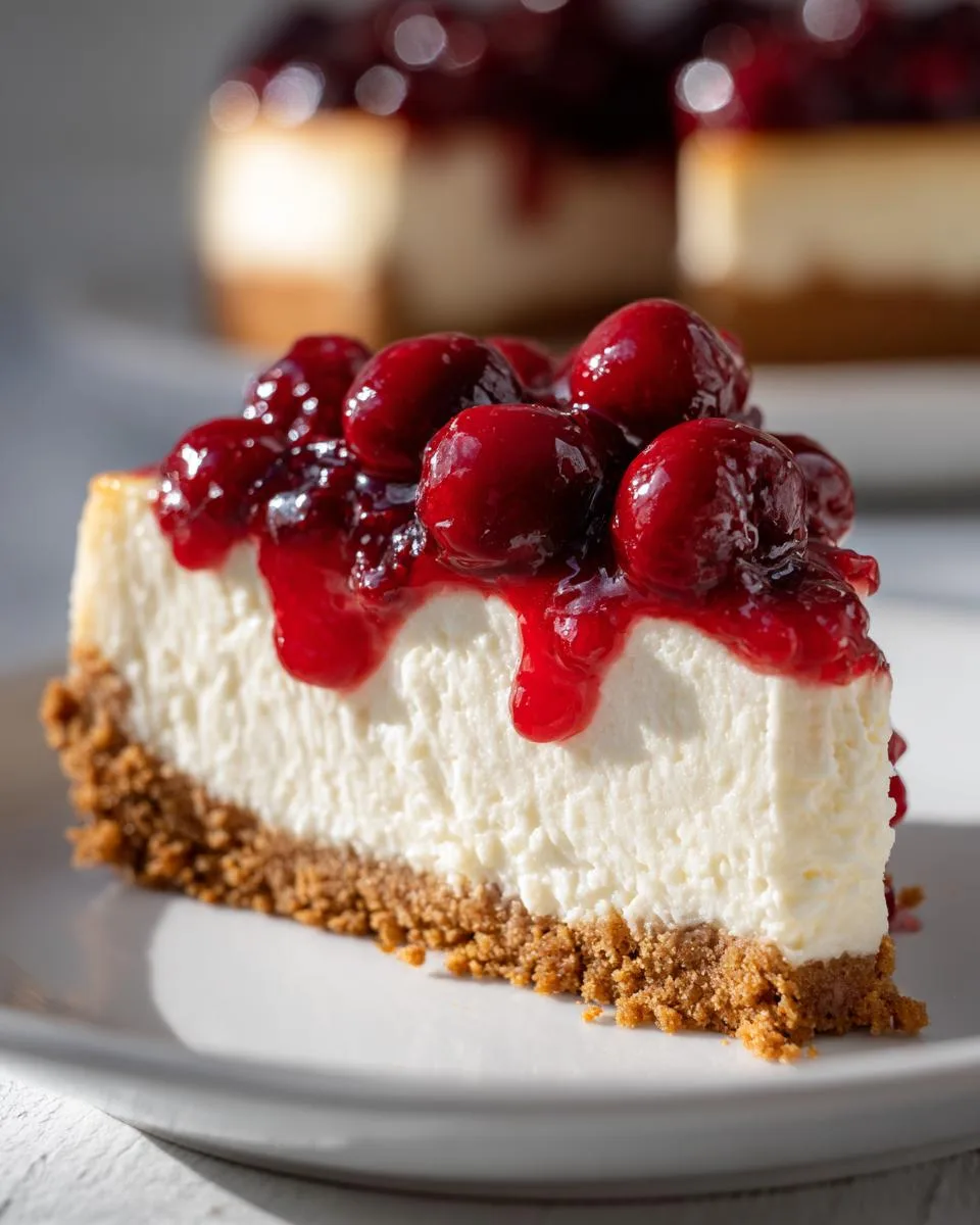 Slow Cooker Cherry Cheesecake: Unbelievably Easy 4-Step Delight 9 Slow Cooker Cherry Cheesecake - detail 4