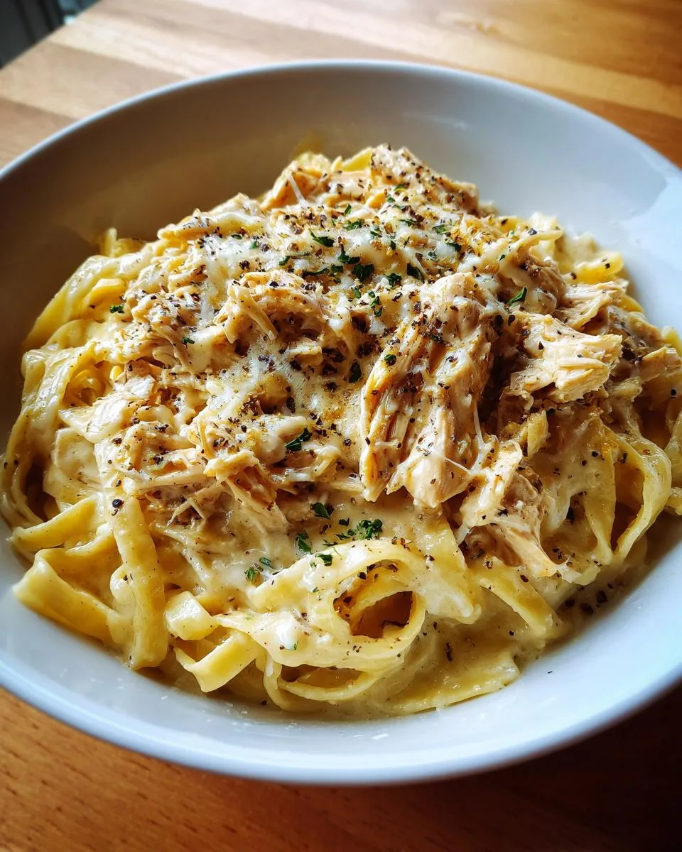 Slow Cooker Chicken Alfredo - detail 3