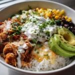 Slow Cooker Chicken Burrito Bowl