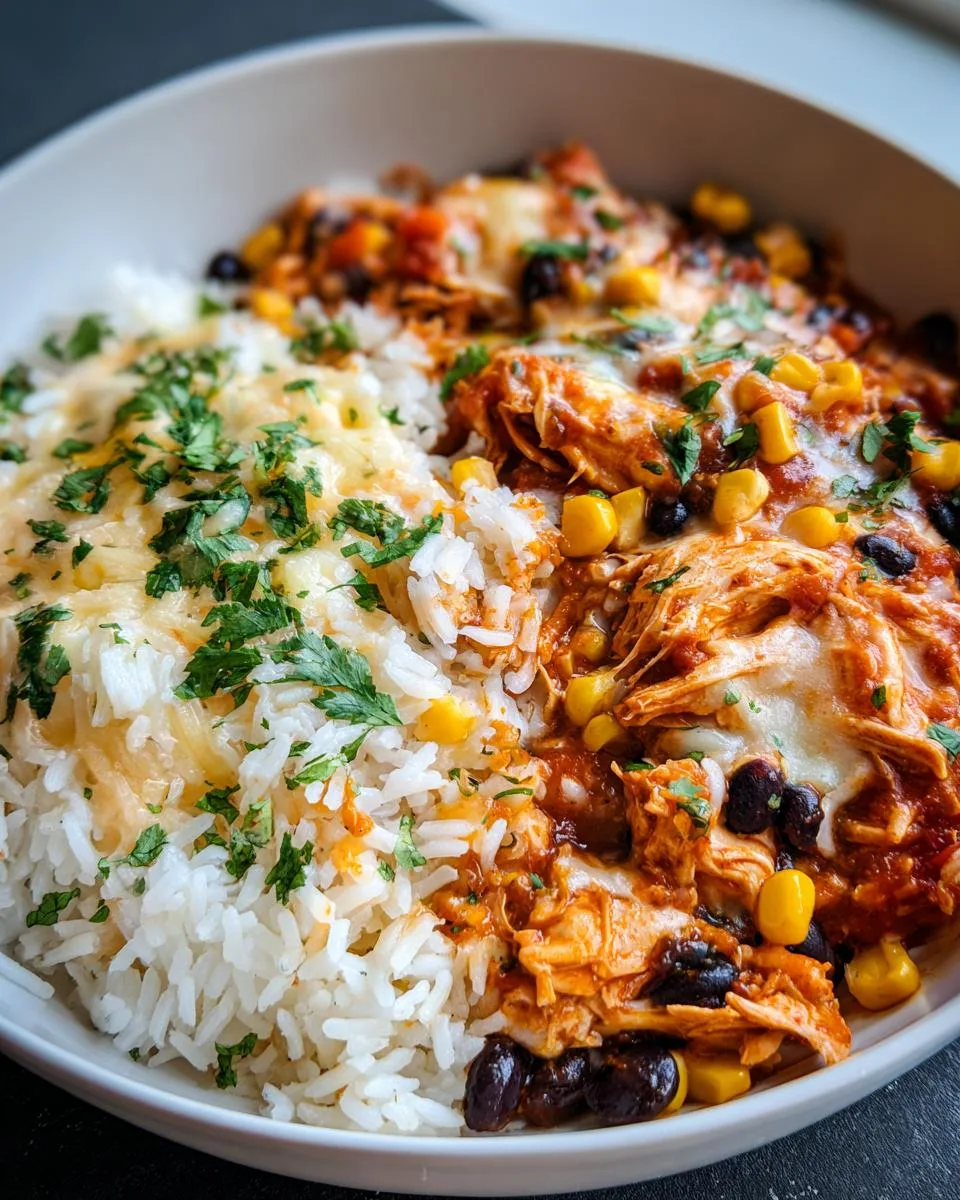 Slow Cooker Chicken Burrito Bowls - detail 3