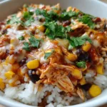Slow Cooker Chicken Burrito Bowls