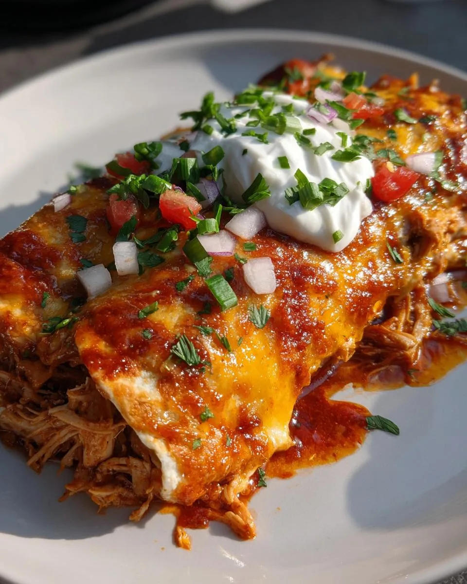 Slow Cooker Chicken Enchiladas - detail 3