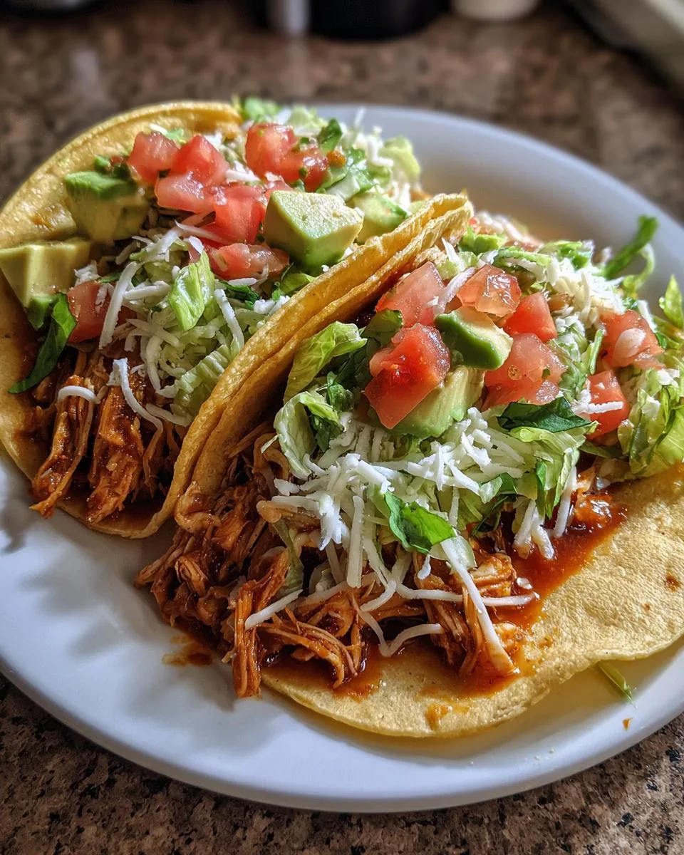 Slow Cooker Chicken Tacos: Effortless 3-Ingredient Dinner 6 Slow Cooker Chicken Tacos - detail 1
