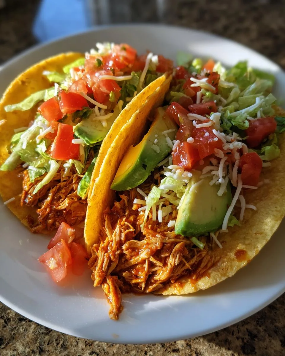 Slow Cooker Chicken Tacos: Effortless 3-Ingredient Dinner 8 Slow Cooker Chicken Tacos - detail 3