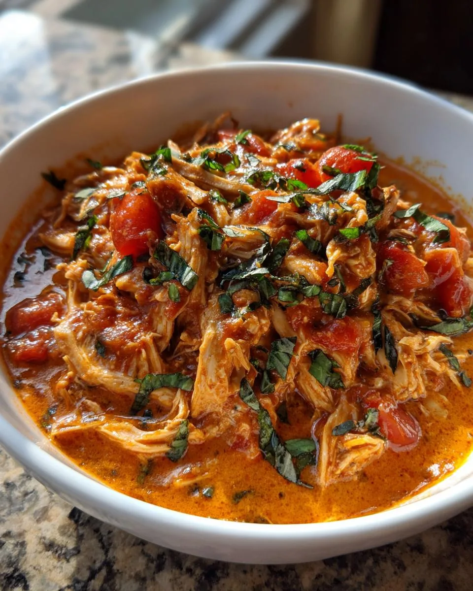 Slow Cooker Creamy Tomato Basil Chicken - Easy 6-Hour Recipe 6 Slow Cooker Creamy Tomato Basil Chicken - detail 1