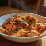 Slow Cooker Creamy Tomato Basil Chicken