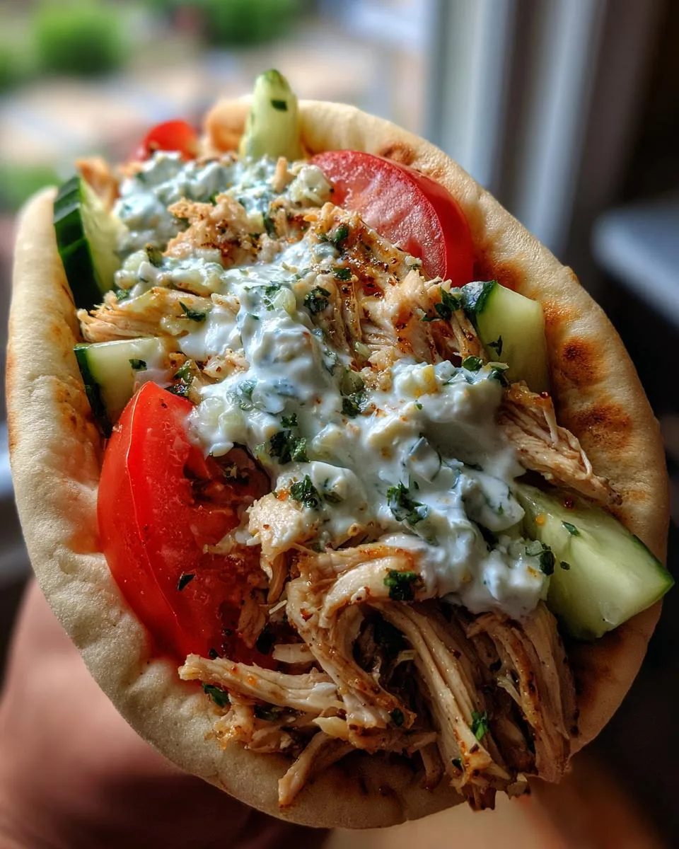 Perfect Slow Cooker Greek Chicken Gyros in 6 Hours 6 Slow Cooker Greek Chicken Gyros - detail 1