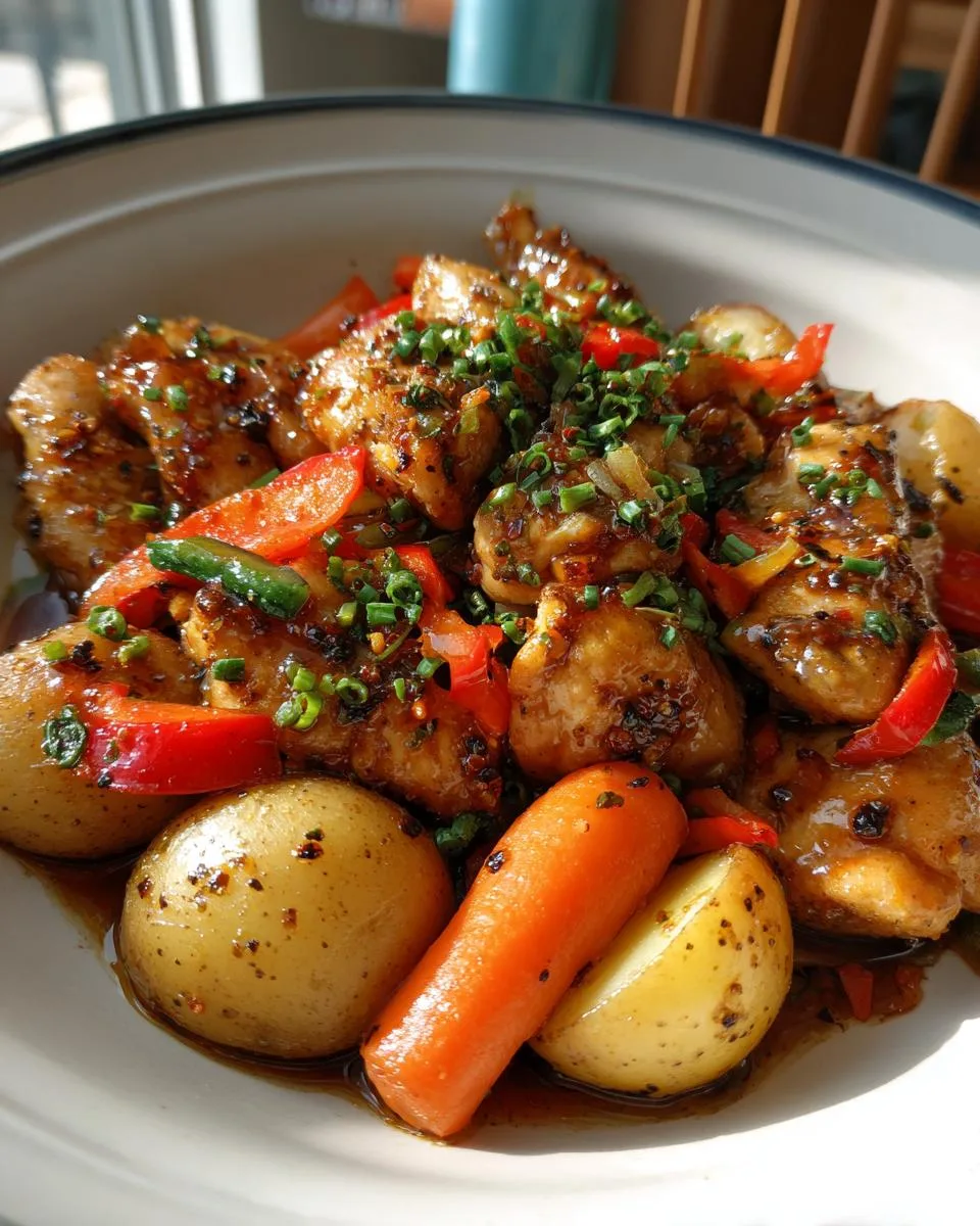 60 Slow Cooker Honey Garlic Chicken and Veggies 8 Slow Cooker Honey Garlic Chicken and Veggies - detail 3