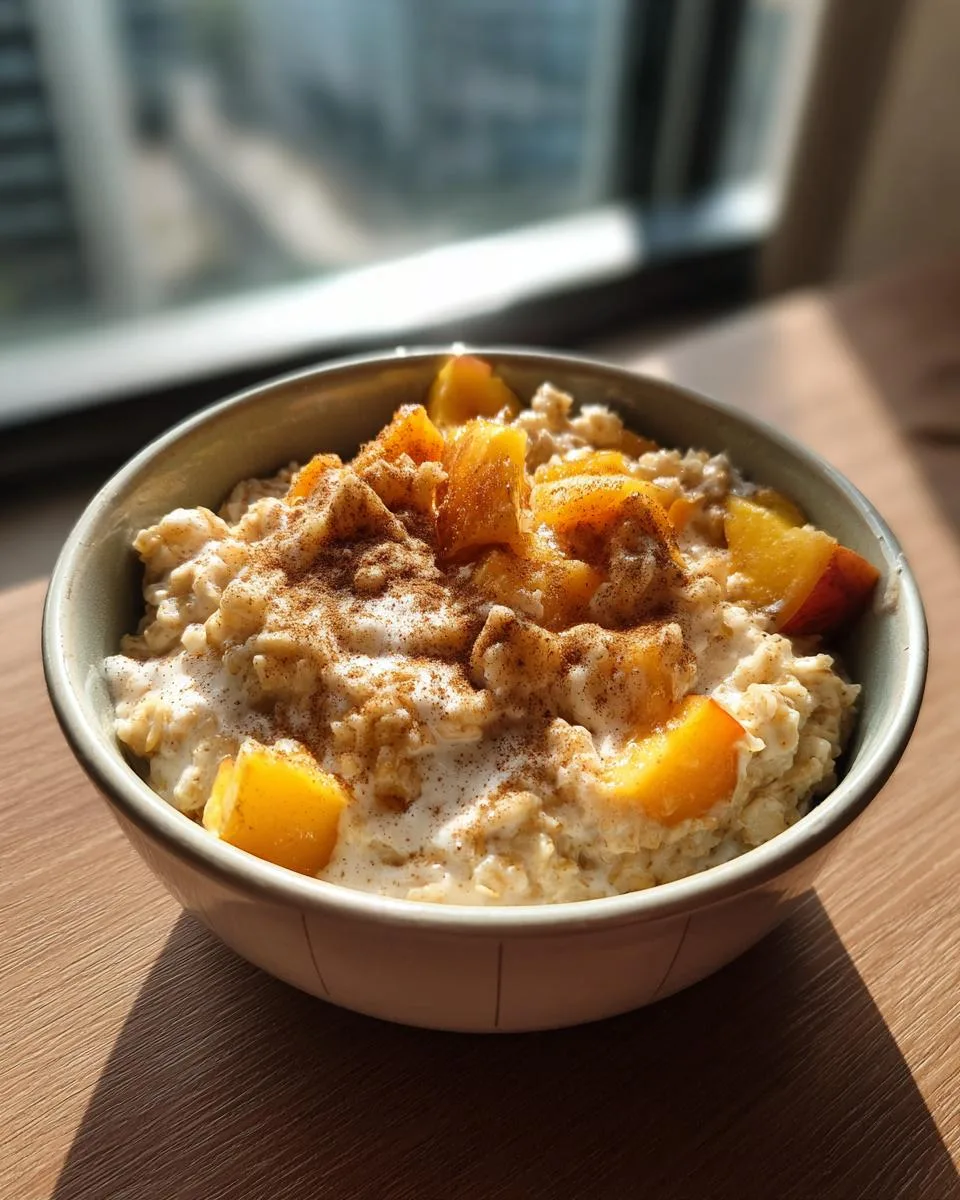 Slow Cooker Honey Peach Oatmeal: 3-Step Creamy Comfort 9 Slow Cooker Honey Peach Oatmeal - detail 4