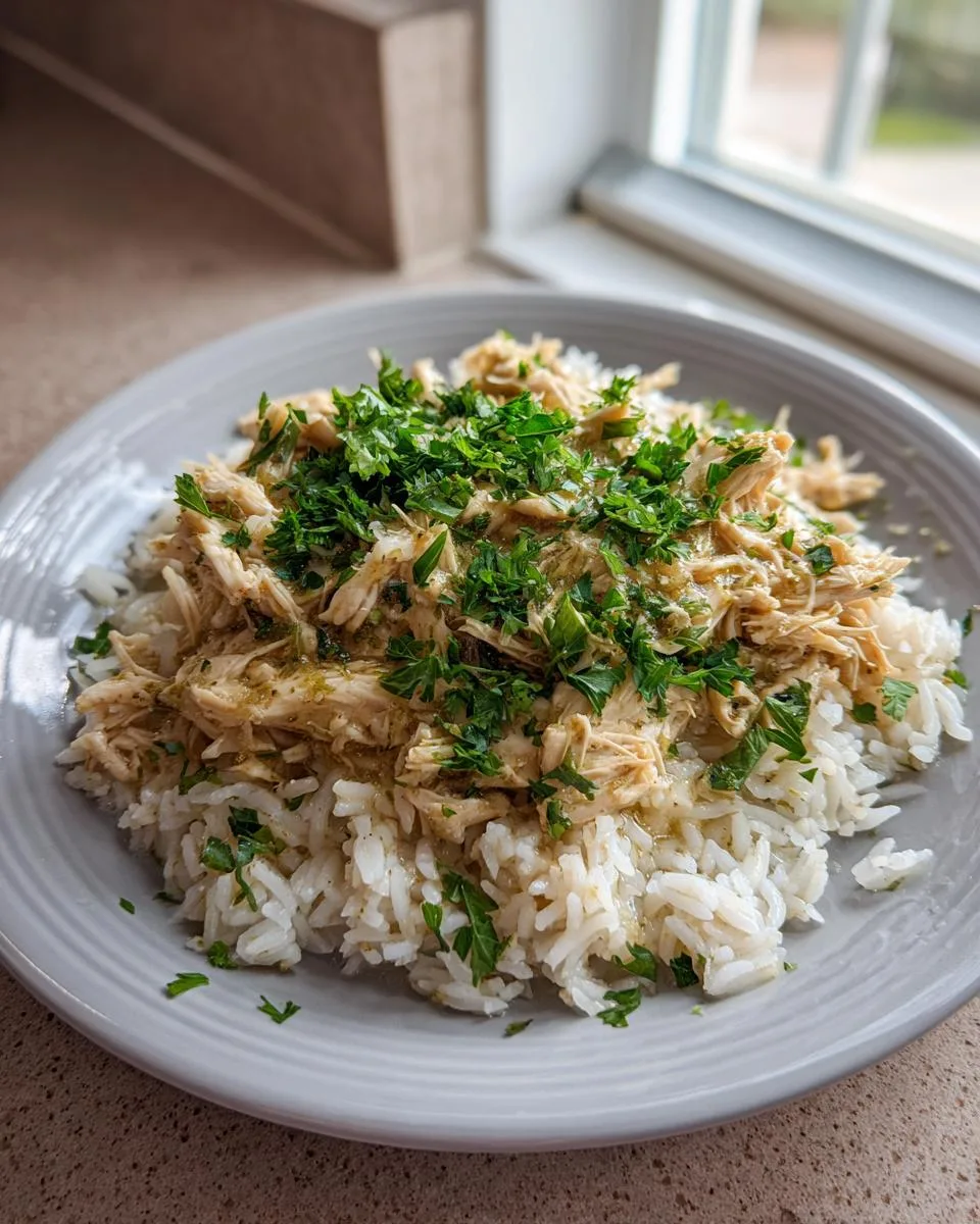 Slow Cooker Lemon Herb Chicken and Rice - detail 2