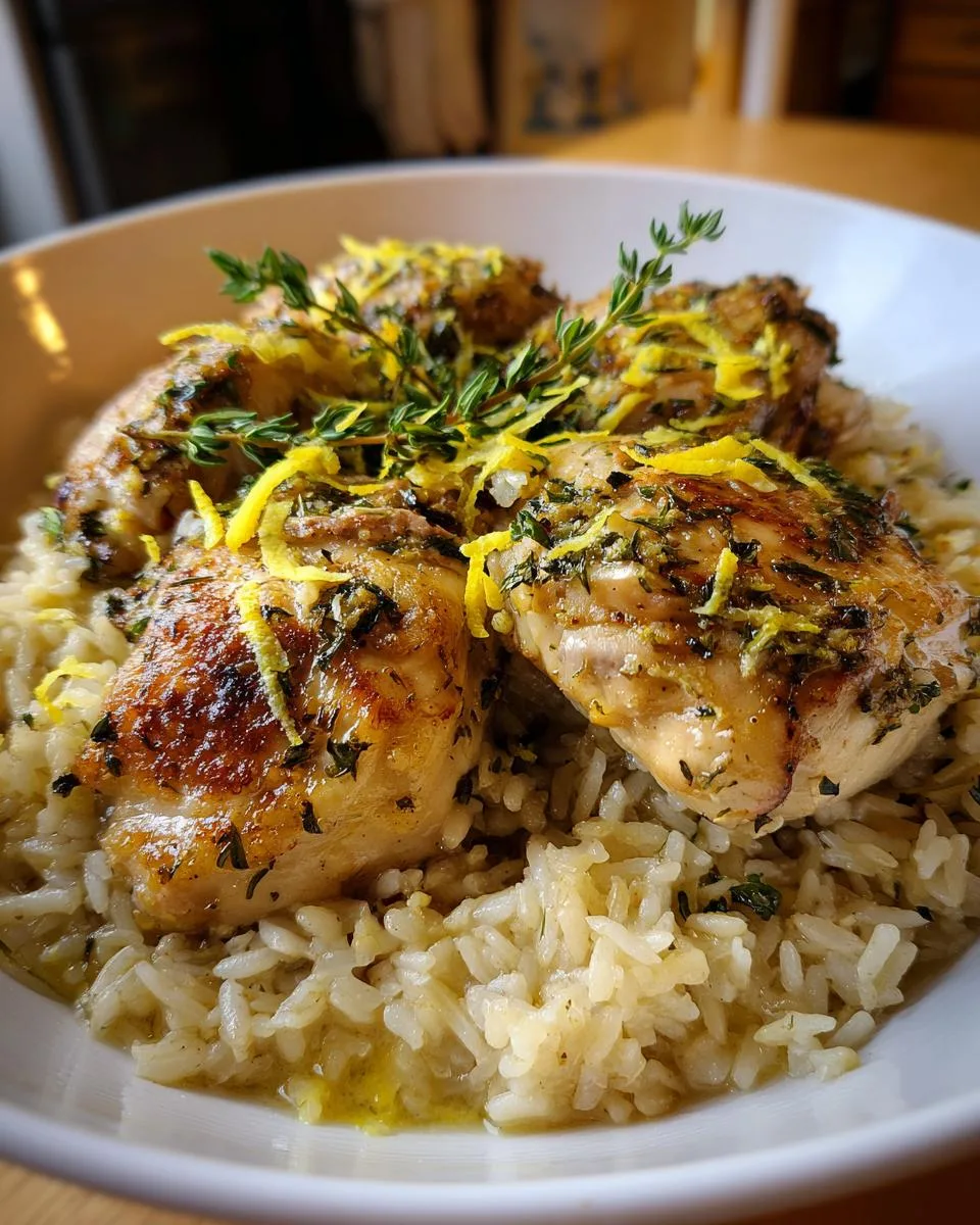 4 Hour Slow Cooker Lemon Herb Chicken and Rice 8 Slow Cooker Lemon Herb Chicken and Rice - detail 3