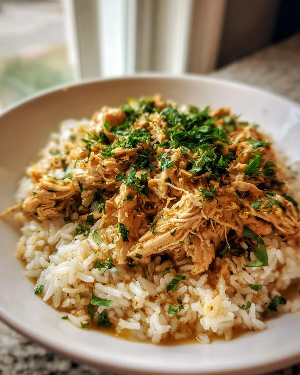Slow Cooker Lemon Herb Chicken and Rice - detail 4
