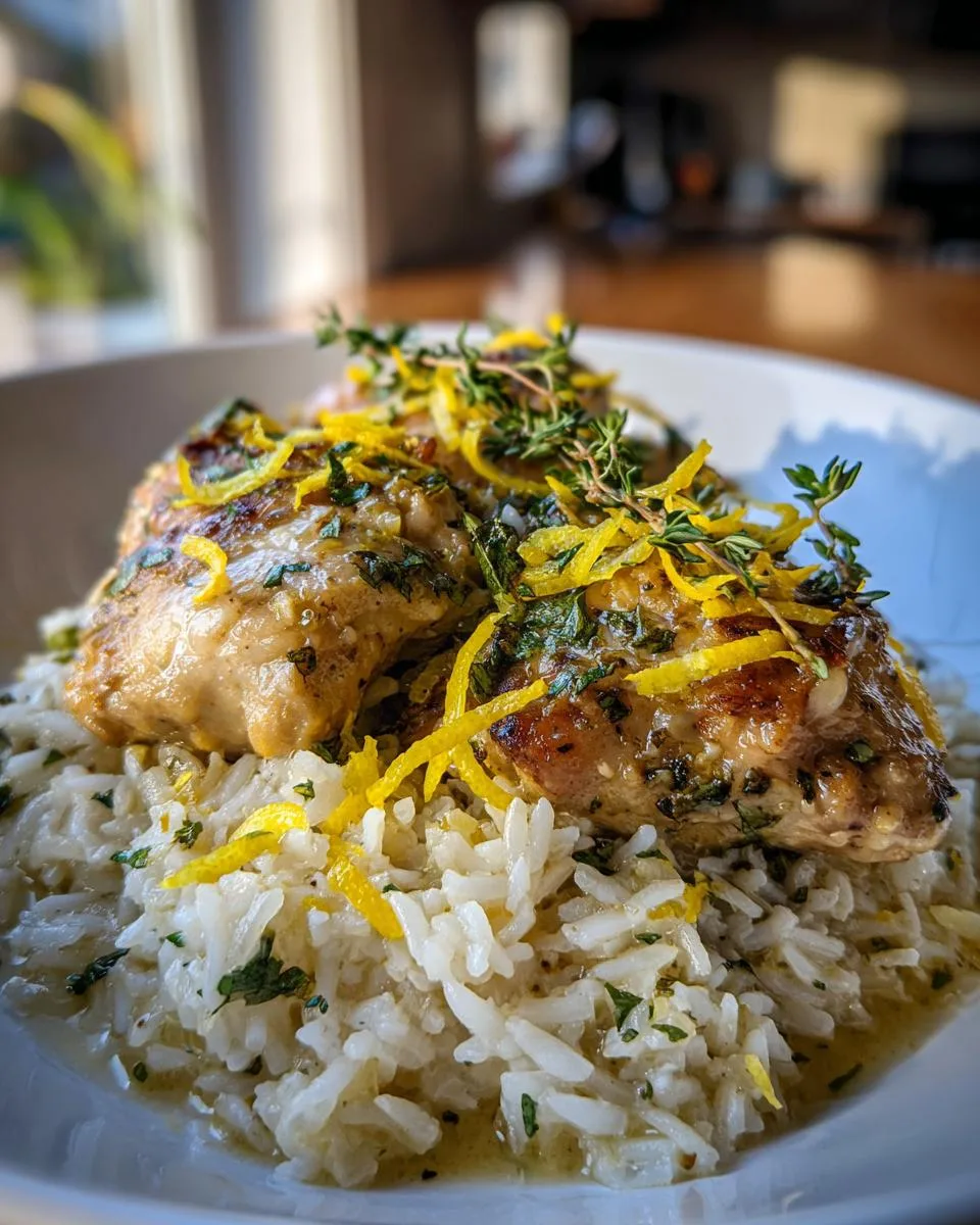 4 Hour Slow Cooker Lemon Herb Chicken and Rice 9 Slow Cooker Lemon Herb Chicken and Rice - detail 4