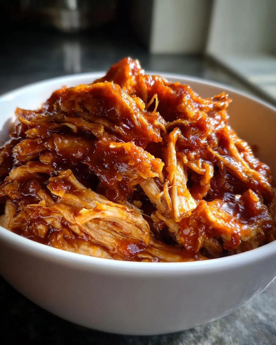 Slow Cooker Peach BBQ Chicken - detail 1