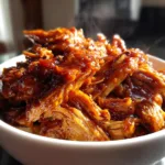 Slow Cooker Peach BBQ Chicken