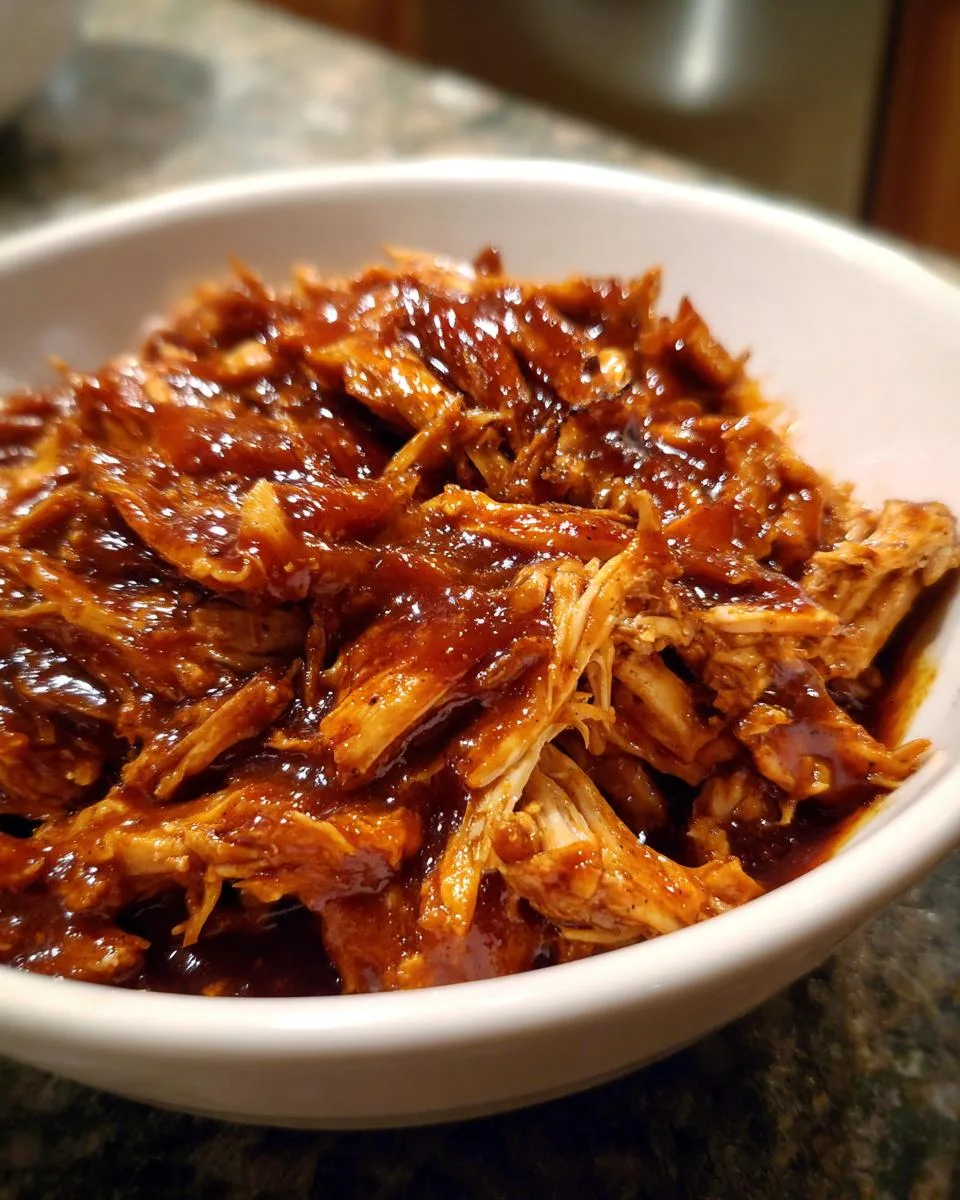 Slow Cooker Peach BBQ Chicken - detail 4