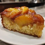 Slow Cooker Peach Buttercream Pudding