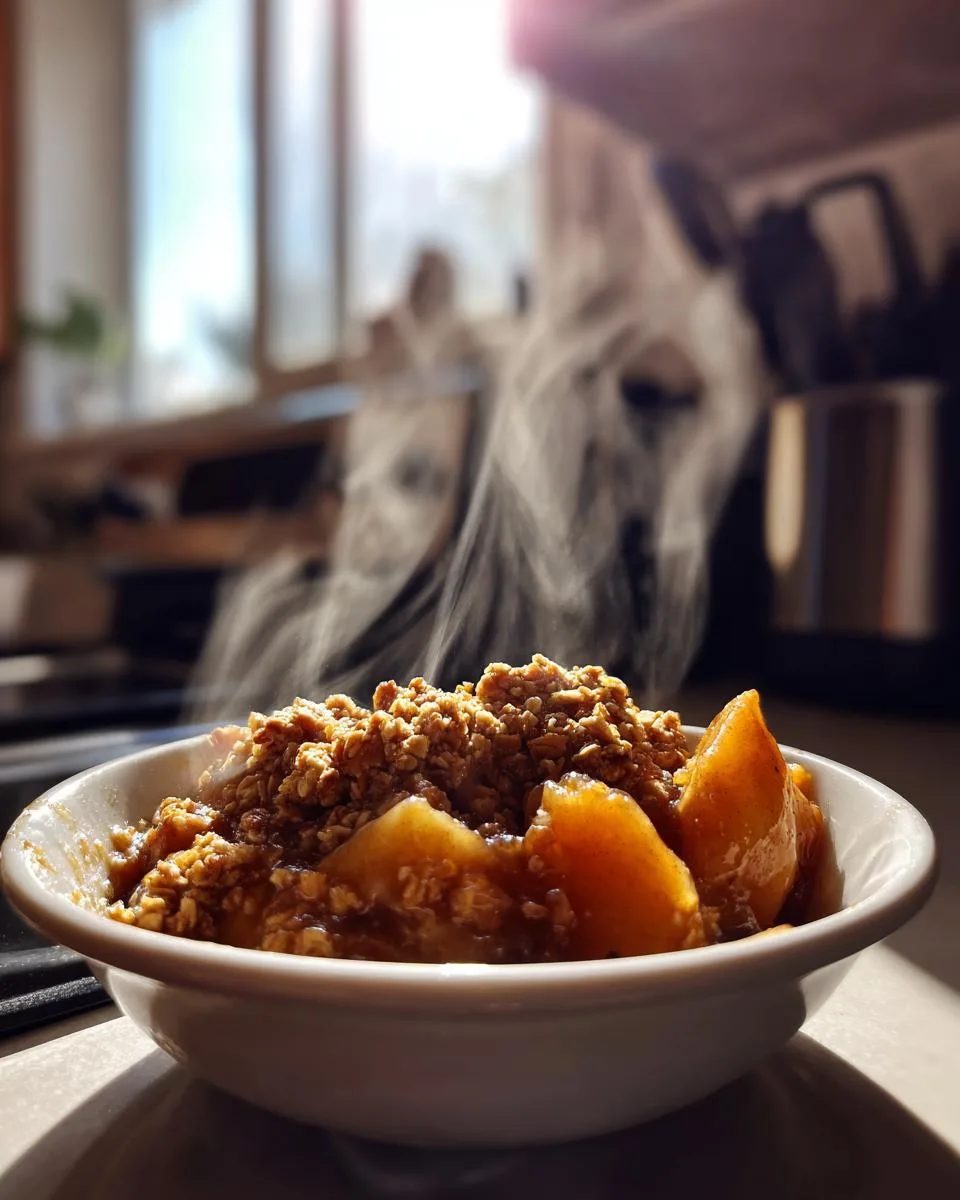 Slow Cooker Pumpkin Apple Crisp - detail 1