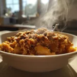 Slow Cooker Pumpkin Apple Crisp