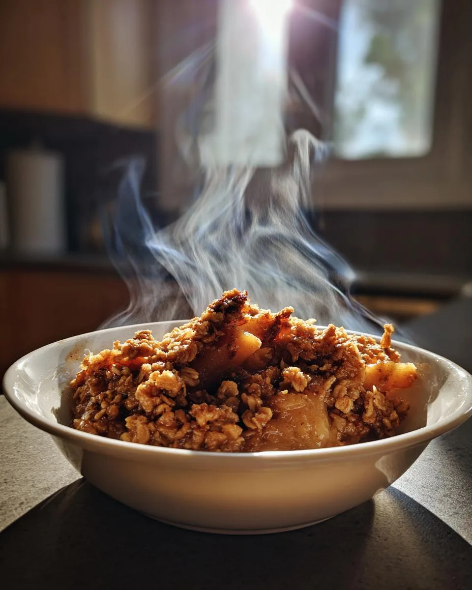 Slow Cooker Pumpkin Apple Crisp - detail 3