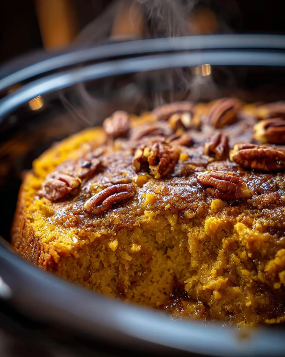 Slow Cooker Pumpkin Dump Cake: 4-Hour Fall Magic 8 Slow Cooker Pumpkin Dump Cake - detail 3