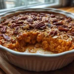 Slow Cooker Pumpkin Pie Oatmeal Bake