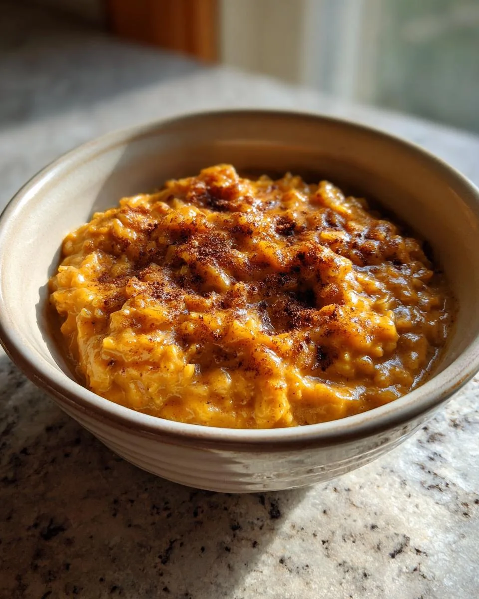 Slow Cooker Pumpkin Rice Pudding - detail 2