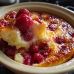 Slow Cooker Raspberry Lemon Pudding