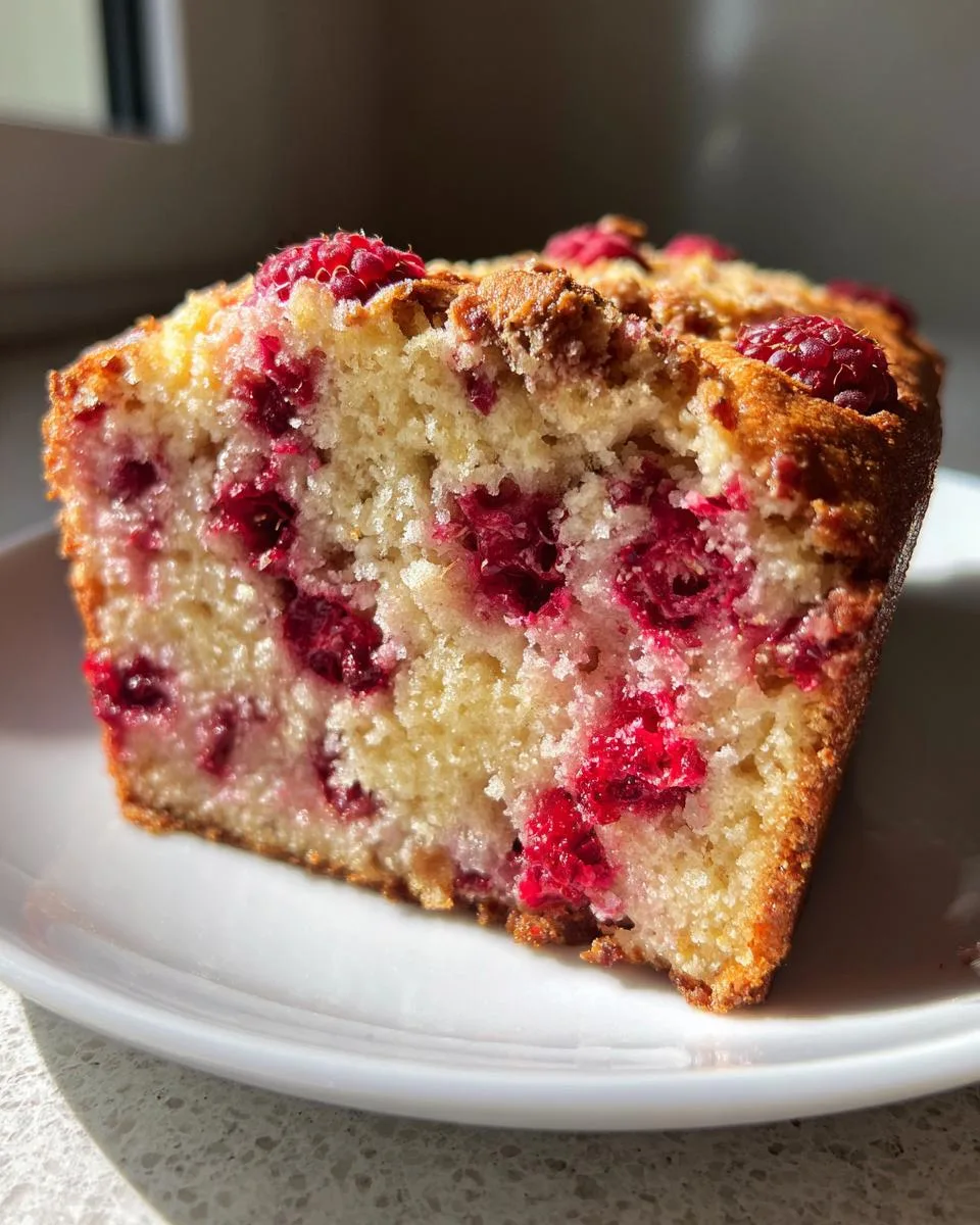 Slow Cooker Raspberry Muffin Cake - detail 2