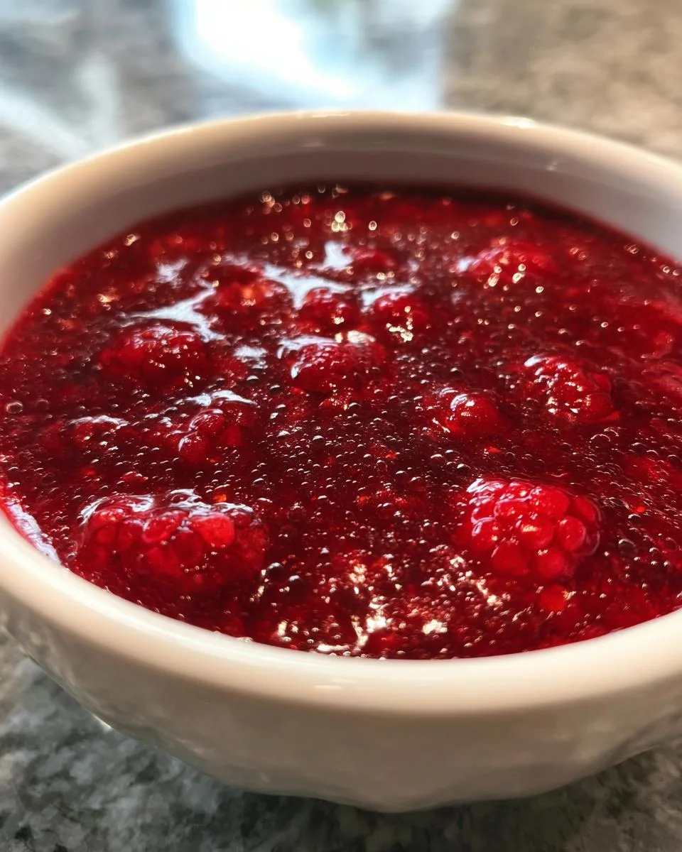 3-Ingredient Slow Cooker Raspberry Sauce You'll Crave Everyday 7 Slow Cooker Raspberry Sauce - detail 2
