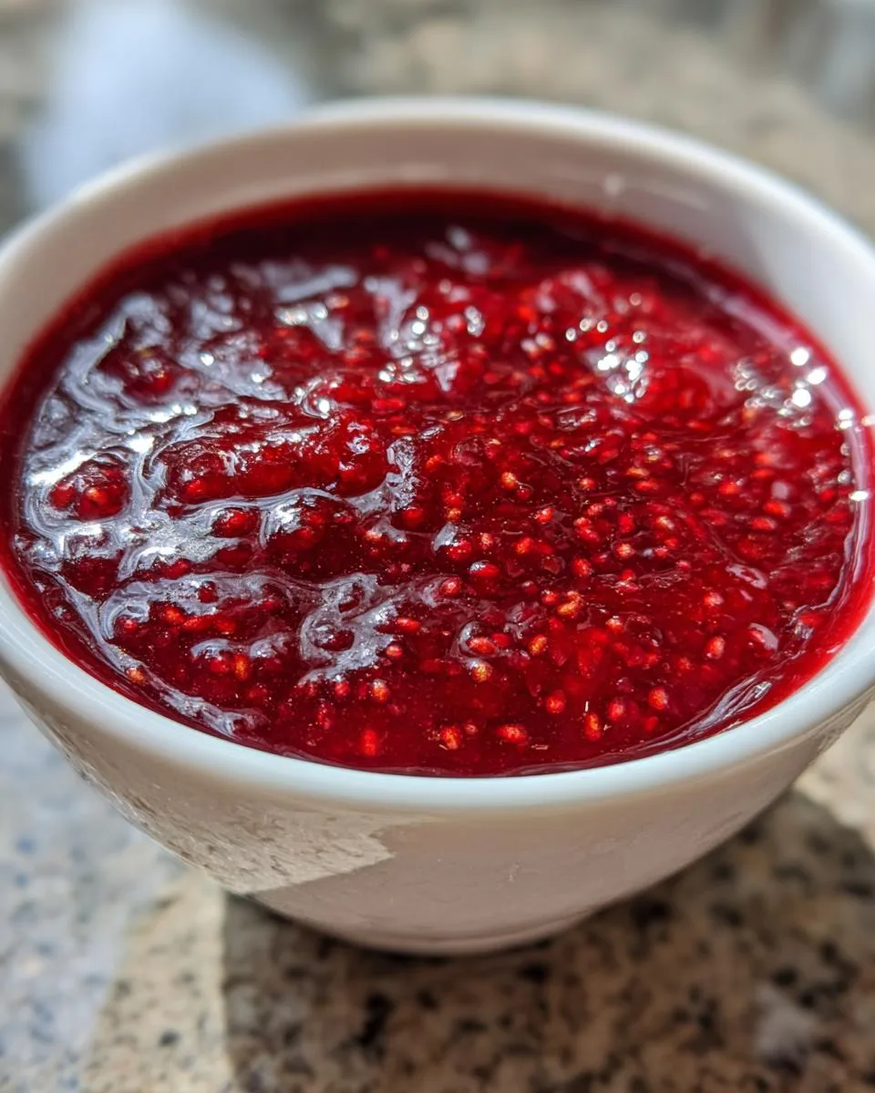 3-Ingredient Slow Cooker Raspberry Sauce You'll Crave Everyday 9 Slow Cooker Raspberry Sauce - detail 4