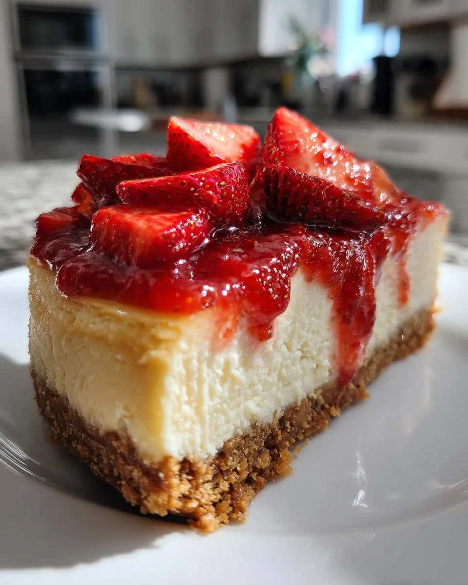 Irresistible Slow Cooker Strawberry Cheesecake in 3 Hours 7 Slow Cooker Strawberry Cheesecake - detail 2