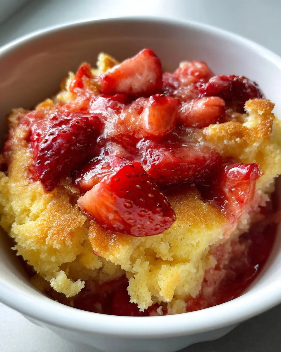 Unbelievably Easy 5-Ingredient Slow Cooker Strawberry Dump Cake 7 Slow Cooker Strawberry Dump Cake - detail 2