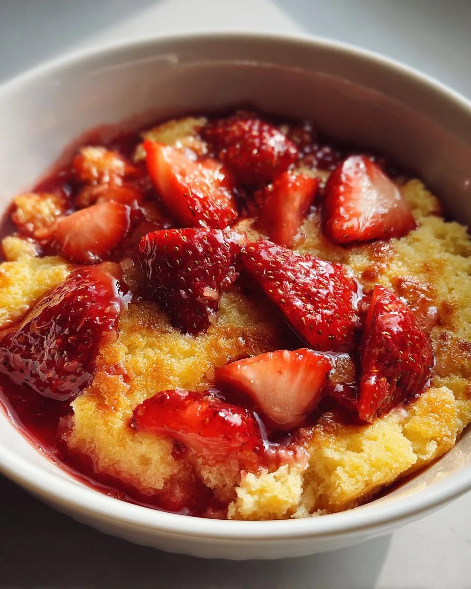 Unbelievably Easy 5-Ingredient Slow Cooker Strawberry Dump Cake 9 Slow Cooker Strawberry Dump Cake - detail 4