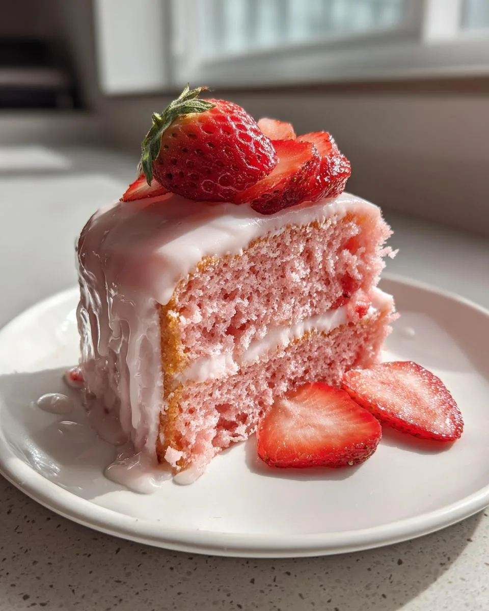Slow Cooker Strawberry Lemonade Cake in Just 3 Hours 9 Slow Cooker Strawberry Lemonade Cake - detail 4