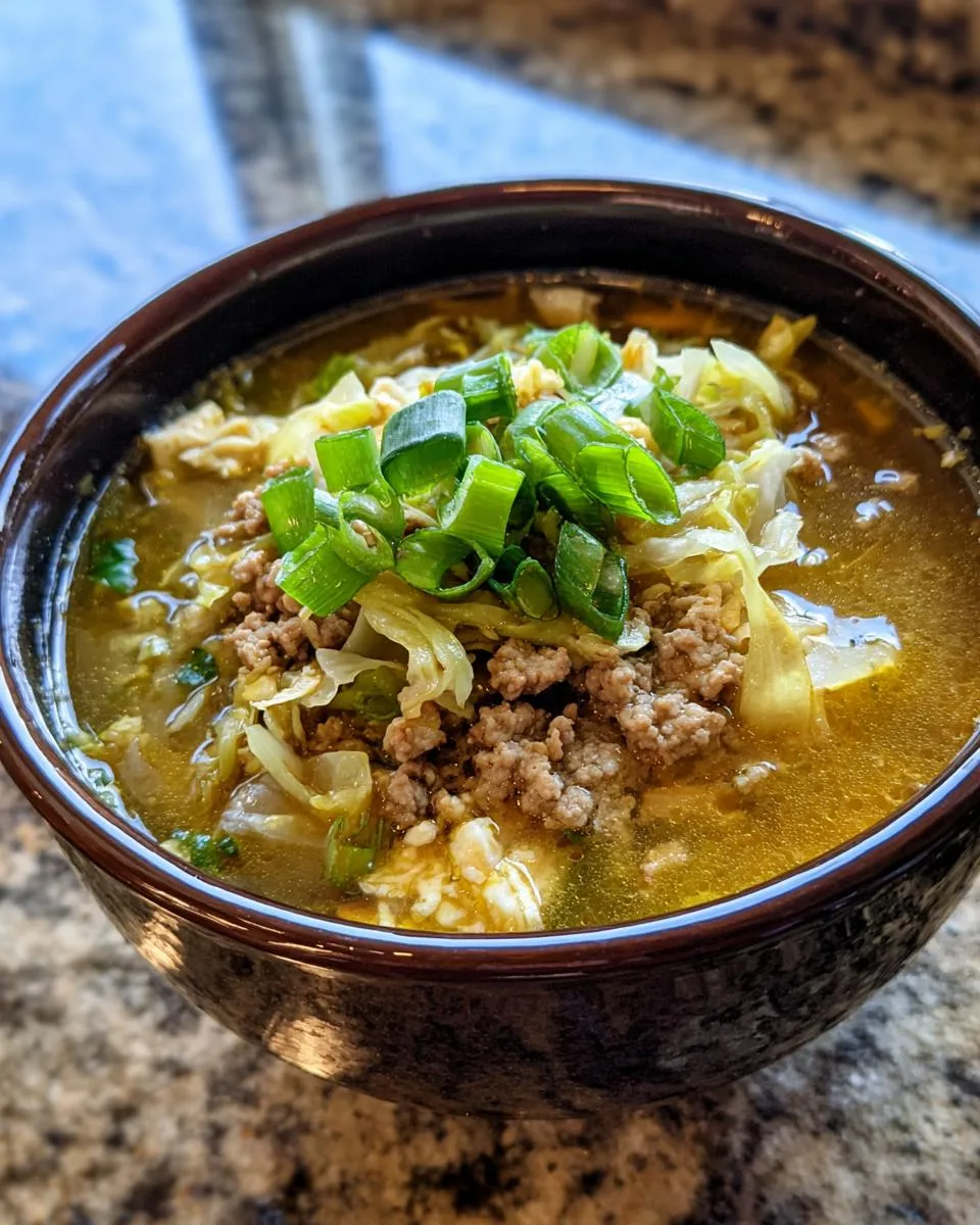 Slow Cooker Egg Roll Soup for Busy Weeknights - 4 Simple Steps! 8 Slow cooker Egg Roll Soup - detail 3