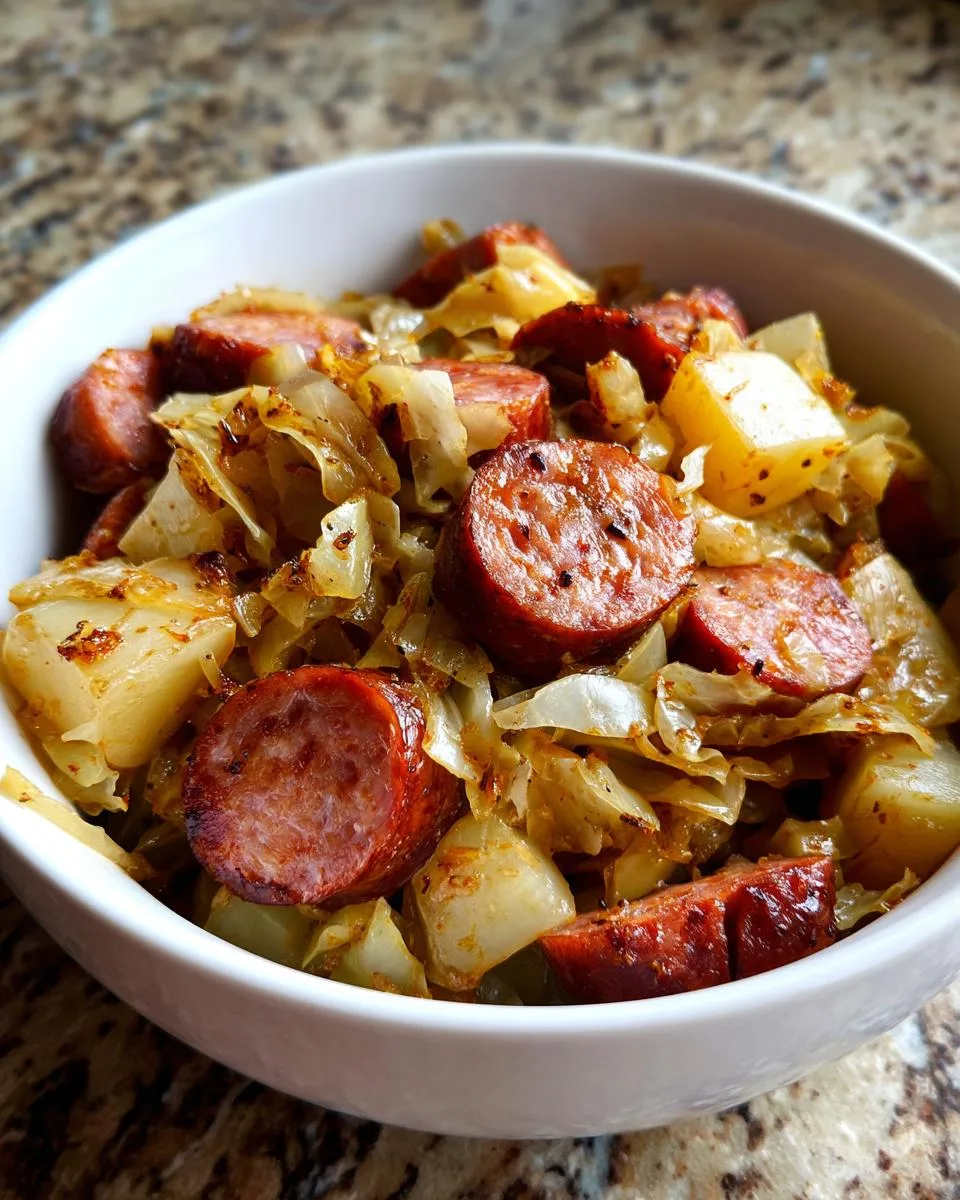 slow cooker Kielbasa, Cabbage and Potatoes - detail 3