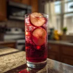 Apple Hibiscus Iced Tea