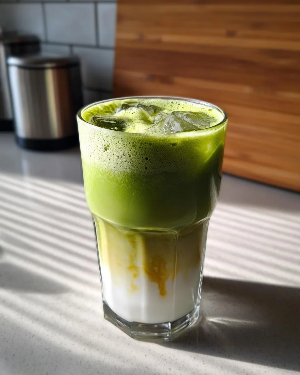 Apple Matcha Latte - detail 2