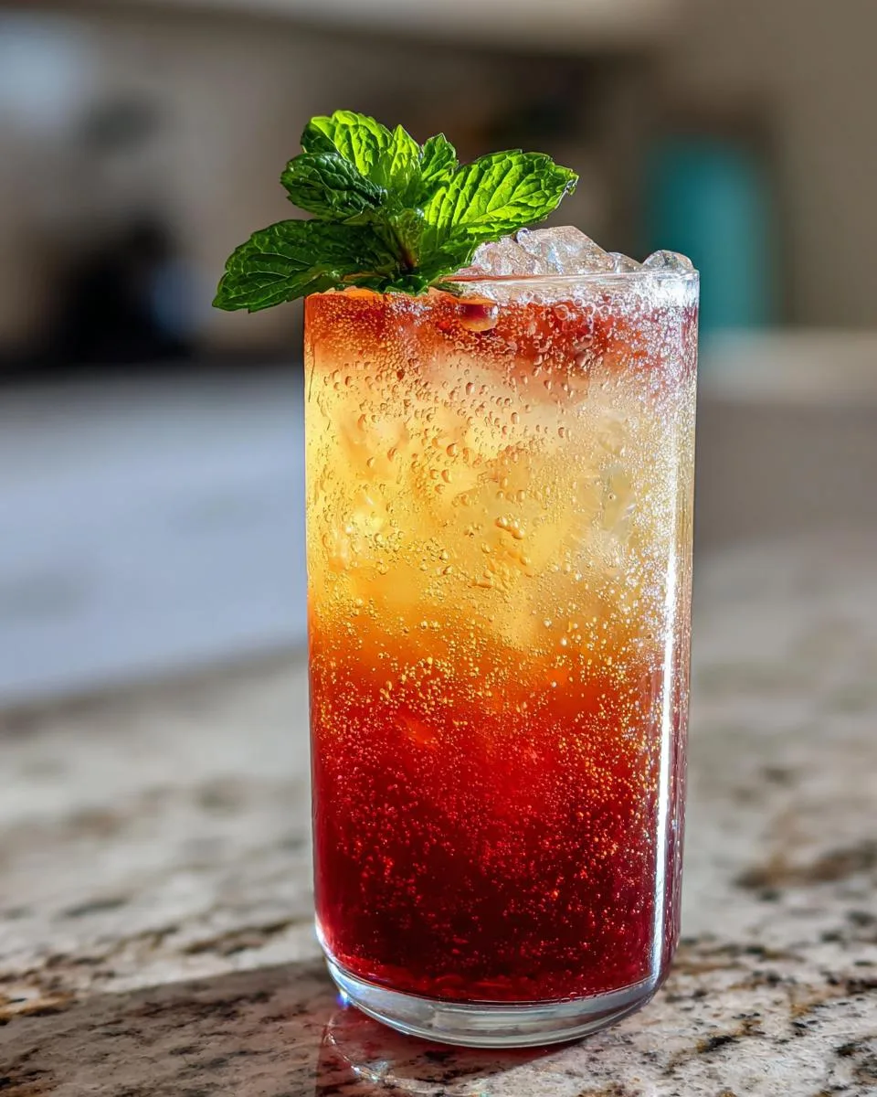 Apple and Pomegranate Sparkler - detail 3