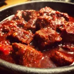 Beef Stew in Red Chile Sauce