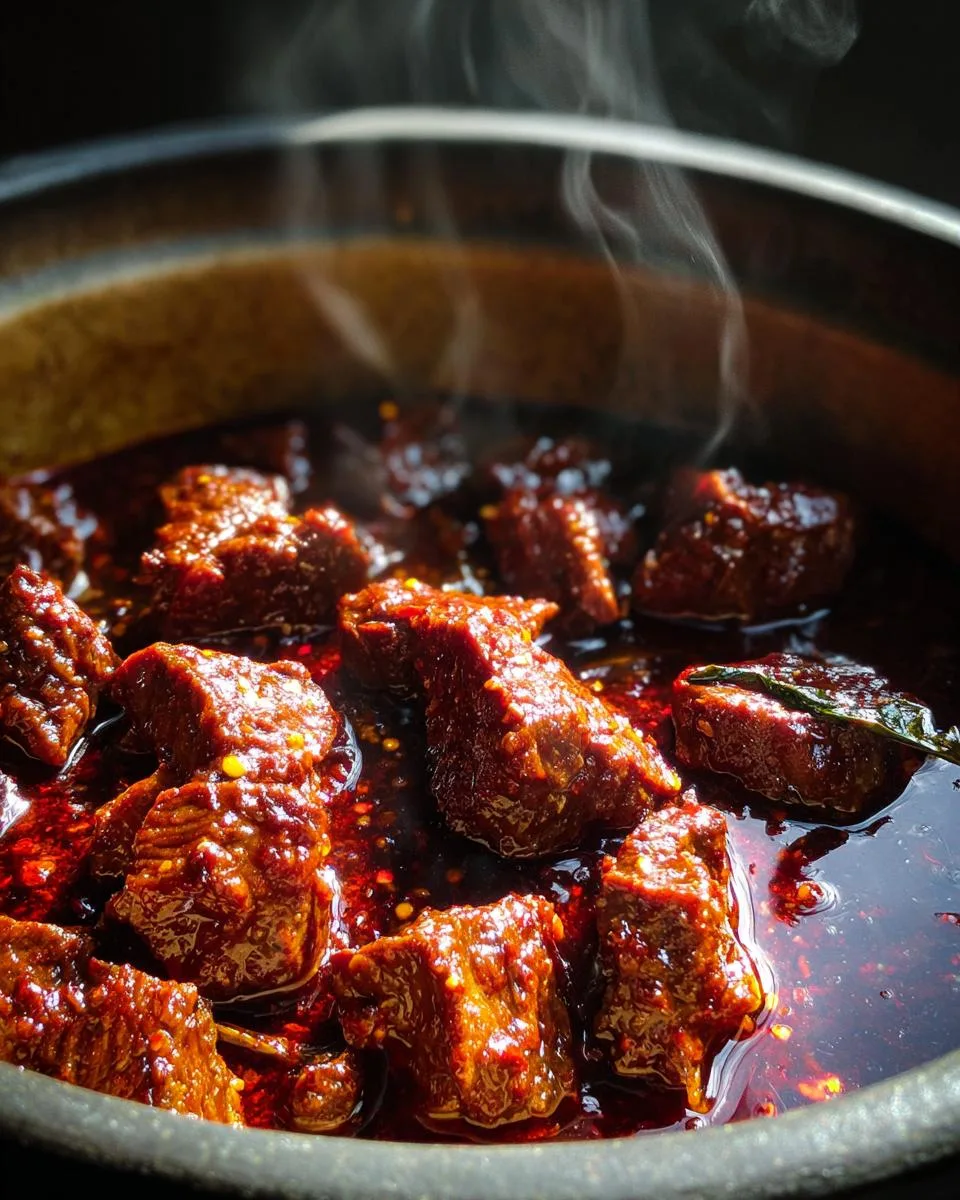 Beef Stew in Red Chile Sauce - detail 2